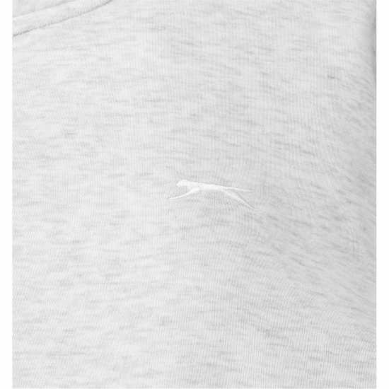 Slazenger Fitted Full Zip Hoodie Womens Ледено сиво марл Дамски суичъри и блузи с качулки