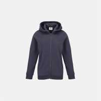 Slazenger Fitted Full Zip Hoodie Womens Charcoal Дамски суичъри и блузи с качулки