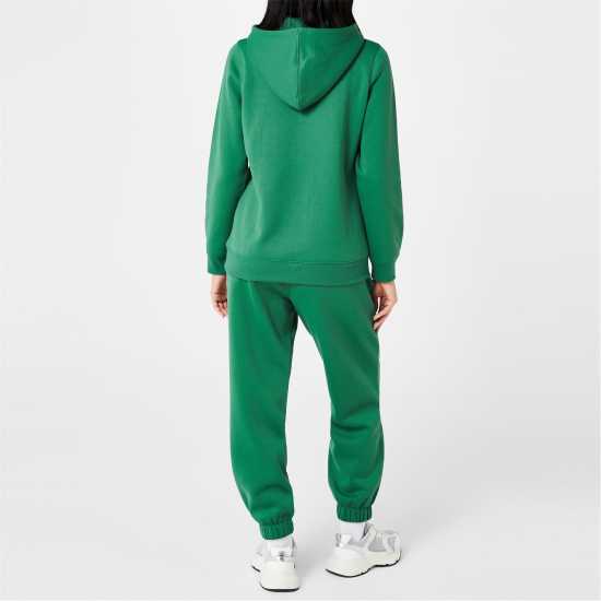 Slazenger Fitted Full Zip Hoodie Womens Green Дамски суичъри и блузи с качулки