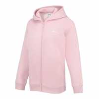 Slazenger Fitted Full Zip Hoodie Womens Бебешко розово Дамски суичъри и блузи с качулки