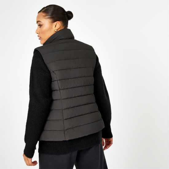 Дамски якета и палта Jack Wills Lightweight Puffer Gilet Womens Черно Jack Wills Lightweight Puffer Gilet Womens Черно Дамски якета и палта