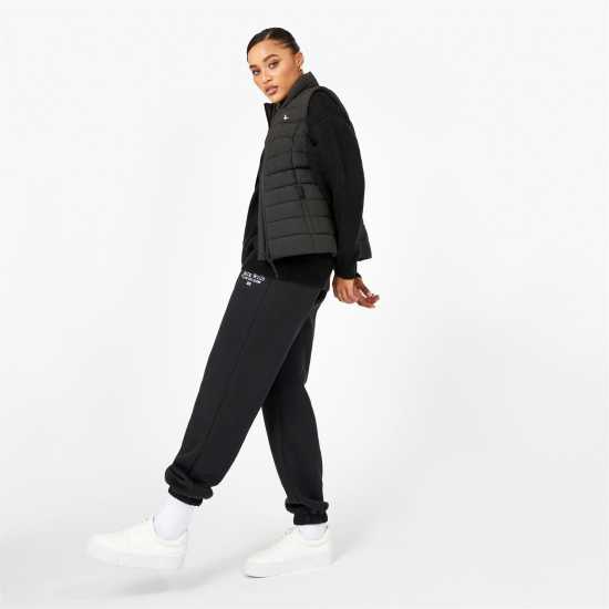 Дамски якета и палта Jack Wills Lightweight Puffer Gilet Womens Черно Jack Wills Lightweight Puffer Gilet Womens Черно Дамски якета и палта