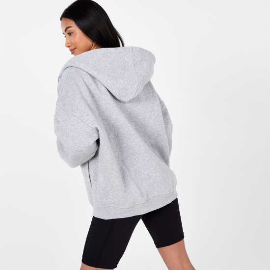 Usa Pro Oversized Hoodie Womens Сив марл Дамски суичъри и блузи с качулки