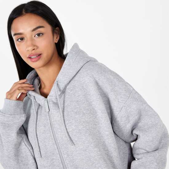Usa Pro Oversized Hoodie Womens Сив марл Дамски суичъри и блузи с качулки