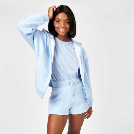 Дамски суичъри и блузи с качулки Usa Pro Oversized Hoodie Womens Син Марл Usa Pro Oversized Hoodie Womens Син Марл Дамски суичъри и блузи с качулки