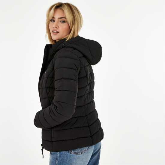Дамски якета и палта Дамско Яке Jack Wills Luna Hooded Puffer Jacket Womens Черно Дамско Яке Jack Wills Luna Hooded Puffer Jacket Womens Черно Дамски якета и палта