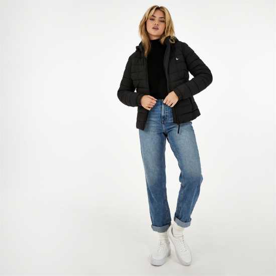 Дамски якета и палта Дамско Яке Jack Wills Luna Hooded Puffer Jacket Womens Черно Дамско Яке Jack Wills Luna Hooded Puffer Jacket Womens Черно Дамски якета и палта