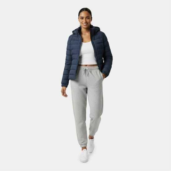 Jack Wills Women's Luna Water Resistant Wind Resistant Detachable Hood Short Puffer Jacket Морска синьо Jack Wills Women's Luna Water Resistant Wind Resistant Detachable Hood Short Puffer Jacket Морска синьо