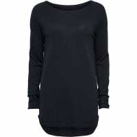Тениска Only Long Sleeve T Shirt Black Дамски пуловери и жилетки