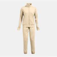 Under Armour Armour Tricot Tracksuit Womens Brown Дамски спортни екипи