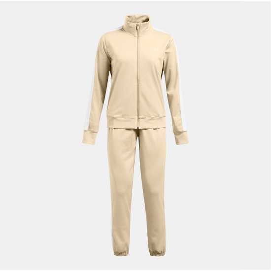 Дамски спортни екипи Under Armour Armour Tricot Tracksuit Womens Brown Under Armour Armour Tricot Tracksuit Womens Brown Дамски спортни екипи