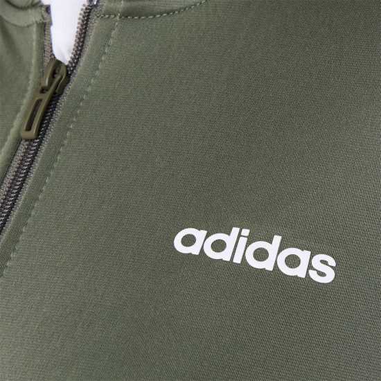 Adidas Back 2 Basics 3-Stripes Tracksuit Womens Green/Wht Дамски спортни екипи