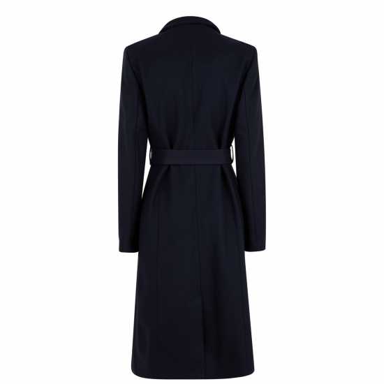 Ted Baker Womens Rose Belted Midi Wool Long Sleeve Coat DK-NAVY Ted Baker Womens Rose Belted Midi Wool Long Sleeve Coat DK-NAVY