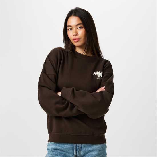 Usa Pro Women's Oversized Crew Sweatshirt Usa Pro Women's Oversized Crew Sweatshirt