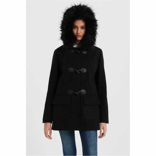 Women's Toggle Long Sleeve Duffle Coat Women's Toggle Long Sleeve Duffle Coat