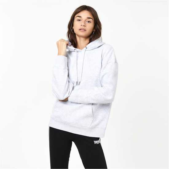 Lonsdale Heritage  Hoodie Grey Marl - Дамски суичъри и блузи с качулки