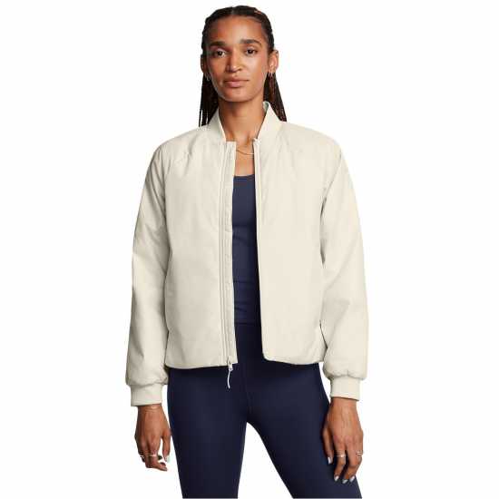 Дамски якета и палта Under Armour Дамско Пухено Яке Armour Unstoppable Insulated Bomber Jacket Womens White Under Armour Дамско Пухено Яке Armour Unstoppable Insulated Bomber Jacket Womens White Дамски якета и палта
