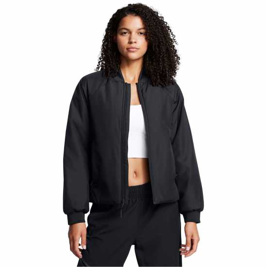 Under Armour Дамско Пухено Яке Armour Unstoppable Insulated Bomber Jacket Womens Black Дамски якета и палта