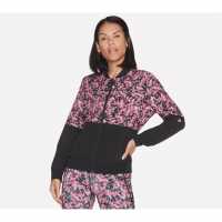 Skechers Дамско Пухено Яке Skechweave Fantasy Fields Bomber Jacket Womens  Дамски якета и палта