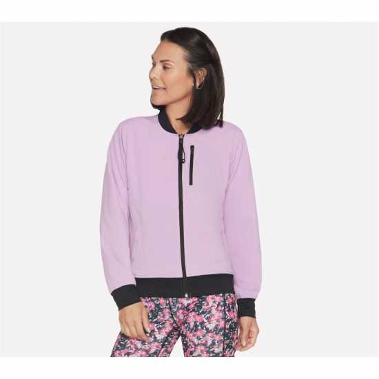 Skechers Дамско Пухено Яке Skechweave Fantasy Fields Bomber Jacket Womens  Дамски якета и палта
