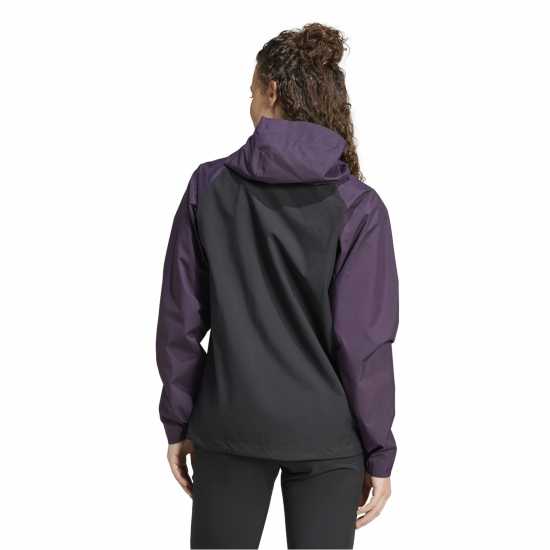 Adidas Women's Water-Resistant Lightweight Rain Anorak  