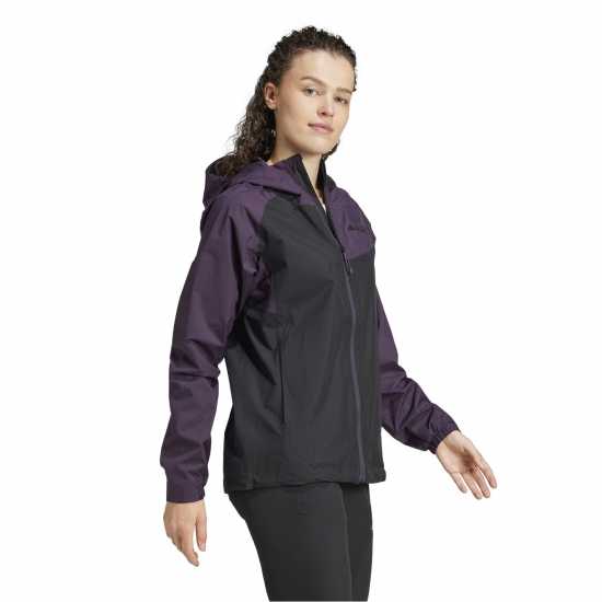 Adidas Women's Water-Resistant Lightweight Rain Anorak  