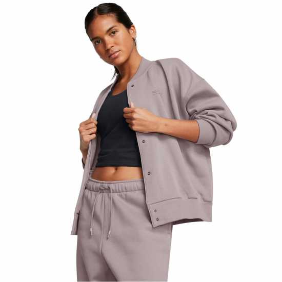 Under Armour Fleece Full-Zip Lightweight Bomber Jacket Сиво 