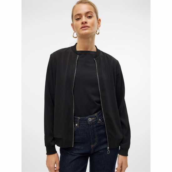 Vero Moda Пилотско Яке Women's Coco Bomber Jacket Черно Vero Moda Пилотско Яке Women's Coco Bomber Jacket Черно