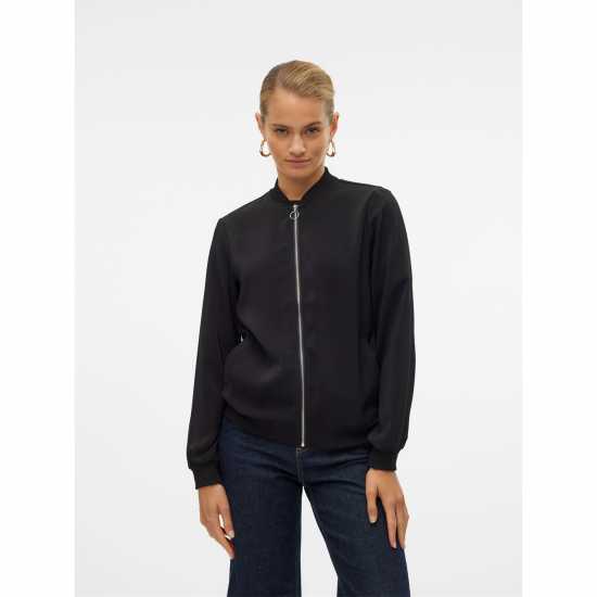 Vero Moda Пилотско Яке Women's Coco Bomber Jacket Черно Vero Moda Пилотско Яке Women's Coco Bomber Jacket Черно
