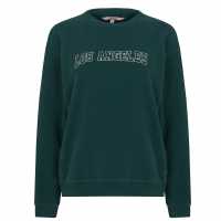 Soulcal Collegiate Sweatshirt Green Дамски суичъри и блузи с качулки