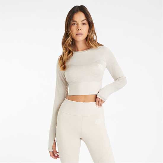 Umbro Pro Training Long-Sleeved Crop Top  Дамски тениски и фланелки