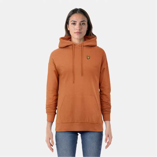 Lyle And Scott Women's Oversized Hoodie Оцветена Ръст Lyle And Scott Women's Oversized Hoodie Оцветена Ръст