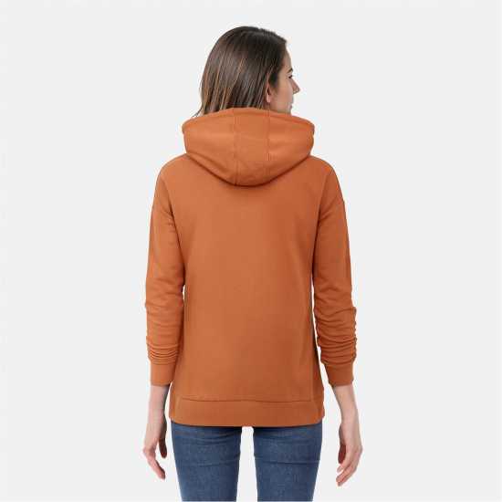 Lyle And Scott Women's Oversized Hoodie Оцветена Ръст Lyle And Scott Women's Oversized Hoodie Оцветена Ръст