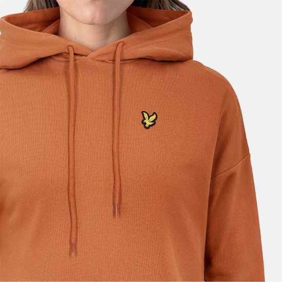 Lyle And Scott Women's Oversized Hoodie Оцветена Ръст Lyle And Scott Women's Oversized Hoodie Оцветена Ръст
