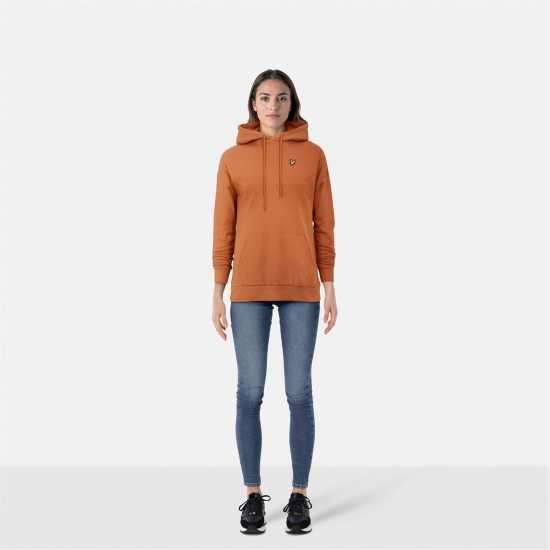 Lyle And Scott Women's Oversized Hoodie Оцветена Ръст Lyle And Scott Women's Oversized Hoodie Оцветена Ръст
