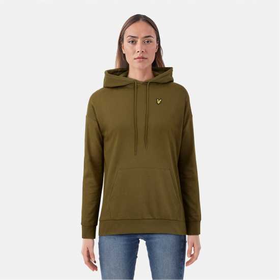 Lyle And Scott Women's Oversized Hoodie Дълбок маслинен 