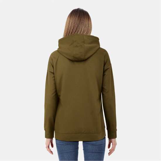Lyle And Scott Women's Oversized Hoodie Дълбок маслинен 