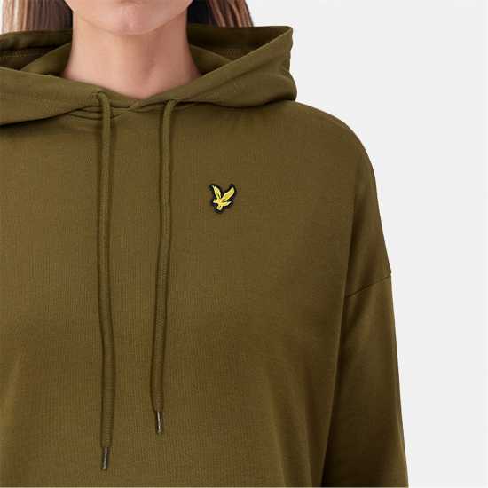 Lyle And Scott Women's Oversized Hoodie Дълбок маслинен 