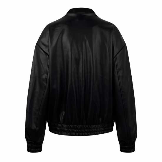 Biba Пилотско Яке Women's  Faux Leather Long Sleeve Bomber Jacket  