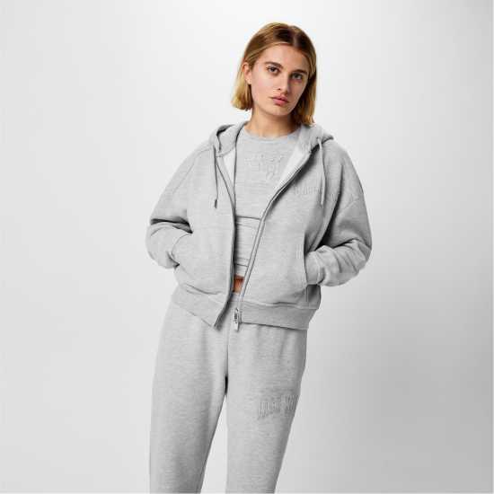 Jack Wills Two-Way Zip Hoodie  Дамски суичъри и блузи с качулки