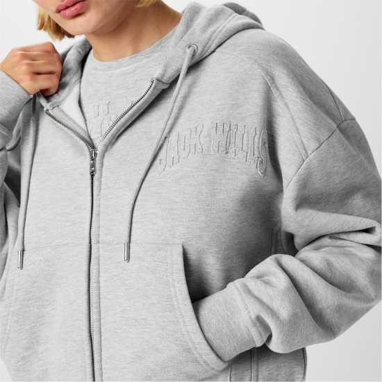 Jack Wills Two-Way Zip Hoodie  Дамски суичъри и блузи с качулки