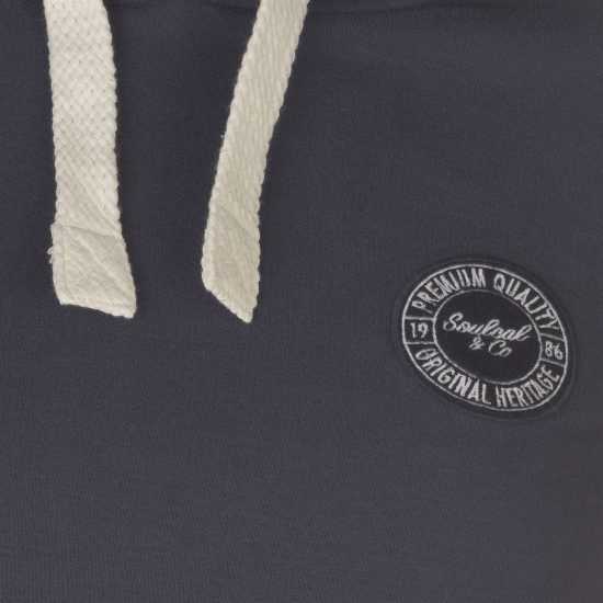 Soulcal Signature Oth Hoodie Ladies Морска синьо Дамски суичъри и блузи с качулки