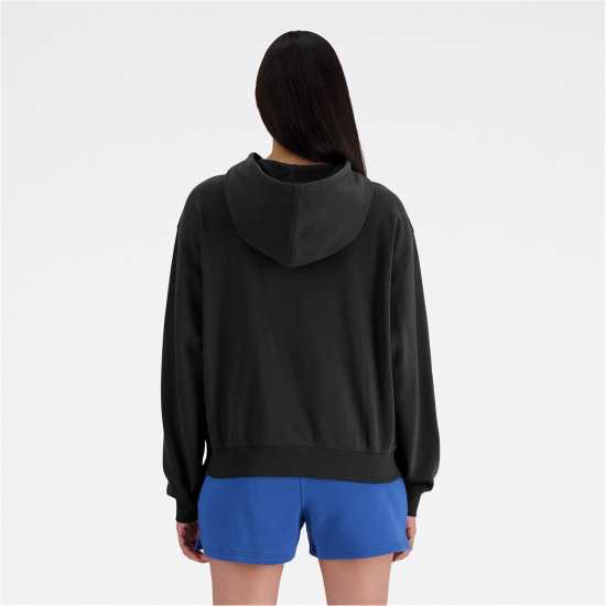 New Balance French Terry Hoodie Черно 