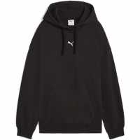 Puma Ess Oversized Hoodie Fl Hoody Womens Черно Дамски суичъри и блузи с качулки