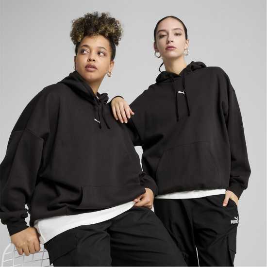 Дамски суичъри и блузи с качулки Puma Ess Oversized Hoodie Fl Hoody Womens Черно Puma Ess Oversized Hoodie Fl Hoody Womens Черно Дамски суичъри и блузи с качулки
