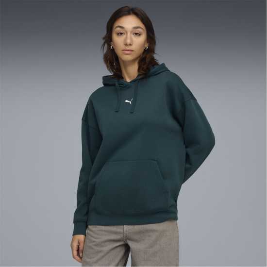 Puma Essentials Oversized Hoodie Зелена Терен 