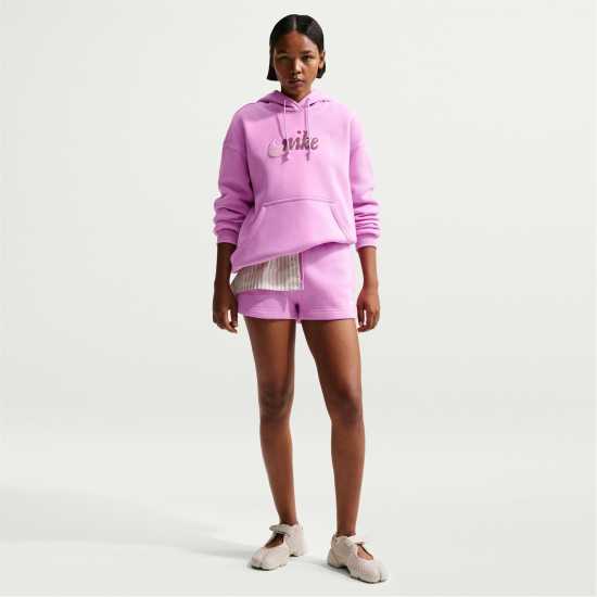 Nike Women's Overhead Hoodie Light Magenta 