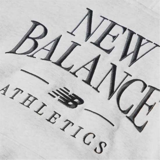 New Balance Womens Trackside Pull Over Hoody Light Grey New Balance Womens Trackside Pull Over Hoody Light Grey