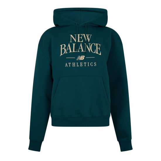 New Balance Womens Trackside Pull Over Hoody Navy New Balance Womens Trackside Pull Over Hoody Navy