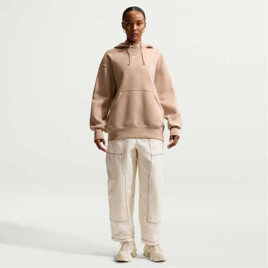 Nike Sportswear Phoenix Fleece Women's Over-Oversized Pullover Hoodie Linen Nike Sportswear Phoenix Fleece Women's Over-Oversized Pullover Hoodie Linen